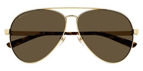 Gucci™ GG1288SA 002 61 Gold/Havana Sunglasses 